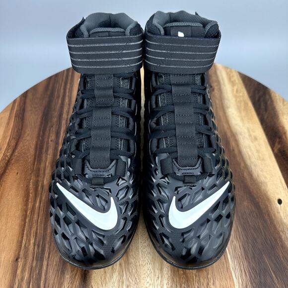 Nike Force Savage Pro 2 Mid Football Cleats Men’s Size 10.5 Black AH4000-002 main image 6